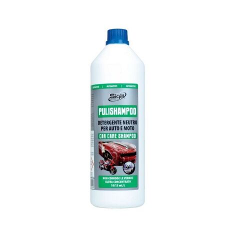 Sigill shampooing nettoyant et de'graissant neutre pour voitures et motos 1 lt ultra concentre'
