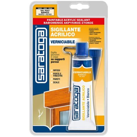 Sigillante Acrilico Bianco in blister 60ml 85204001