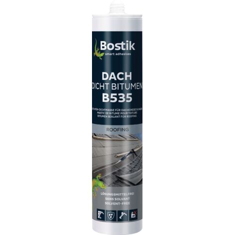 Sigillante bituminoso per tetti B535 nero, cartuccia da 300 ml