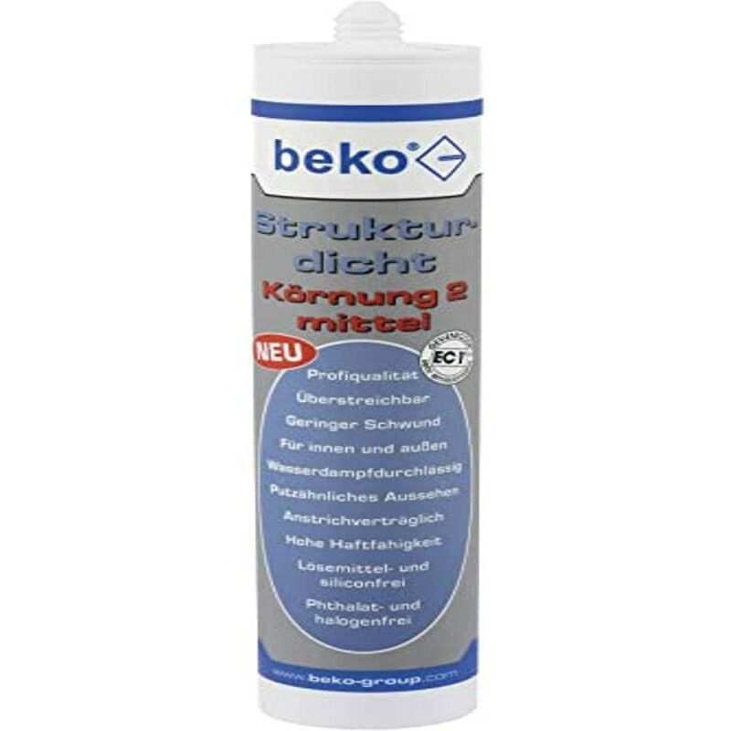 Beko 230332 310 ml bianco strutturato, grana 2 media densità