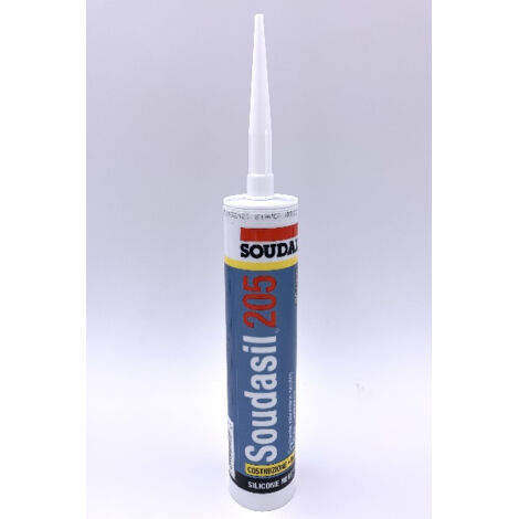 sigillante neutro per edilizia 'soudasil 205' soudal 310 ml - bianco