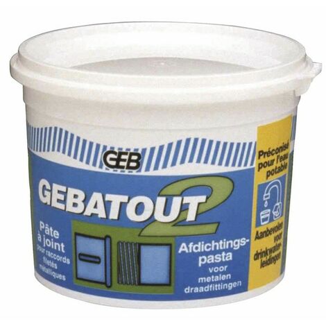 Sigillante per raccordi filettati GEBATOUT 2 (vasetto 500 grammi) - GEB : 103982