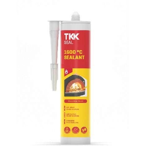 SIGILLANTE SEALANT 1600  °C- 300 ml - Nero- TKK- pezzi 1