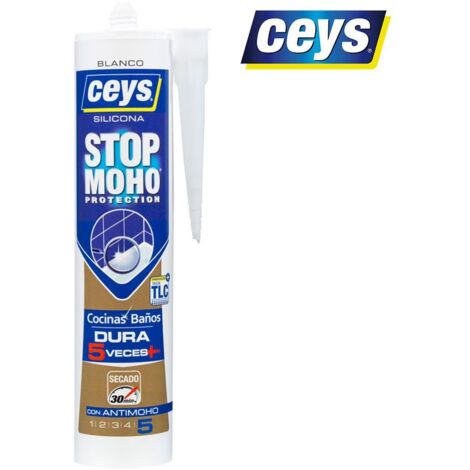 Sigillante silicone Ceys 505540 impermeabile antimuffa 280ml