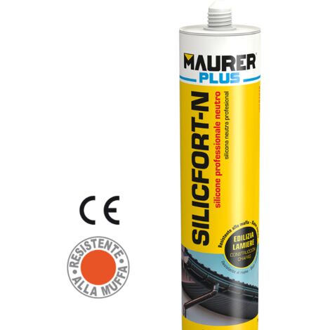 Sigillante Silicone Neutro Silicfort-N Maurer Testa di Moro 310 ml
