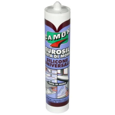 SIGILLANTE SILICONICO ACETICO EUROSIL 280 ml - Testa di Moro
