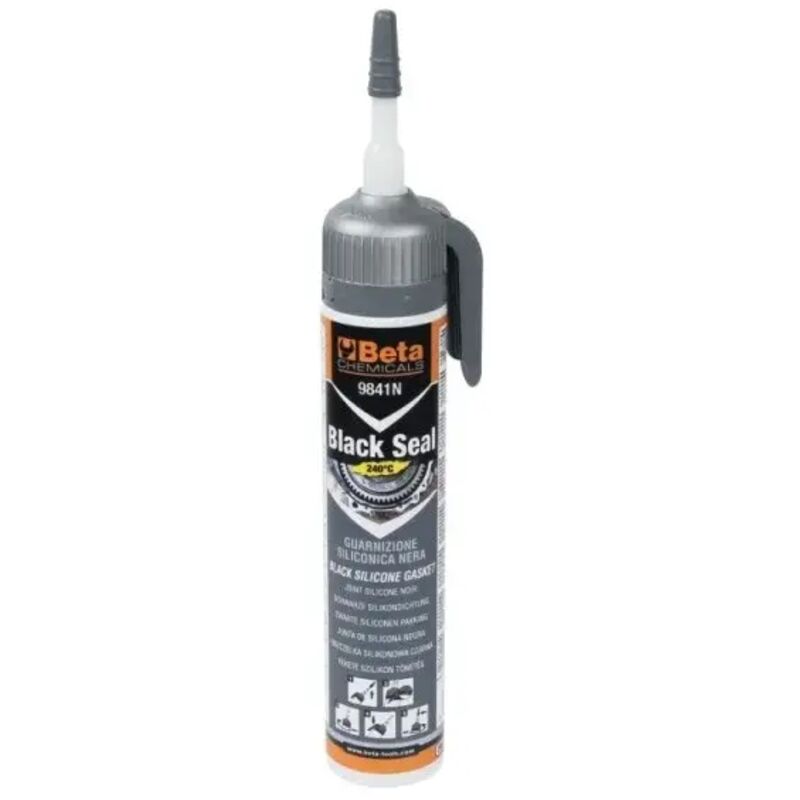Silicone Alte Temperature Nero Beta 9841n
