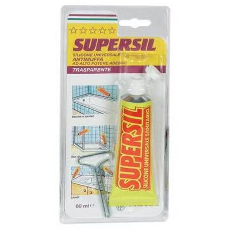 SIGILLANTE SILICONICO SUPERSIL 60 ml - Bianco CAMON