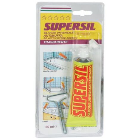 SIGILLANTE SILICONICO SUPERSIL 60 ml - Trasparente