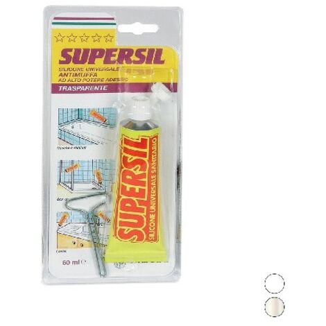 SIGILLANTE SILICONICO SUPERSIL 60 ml - Trasparente