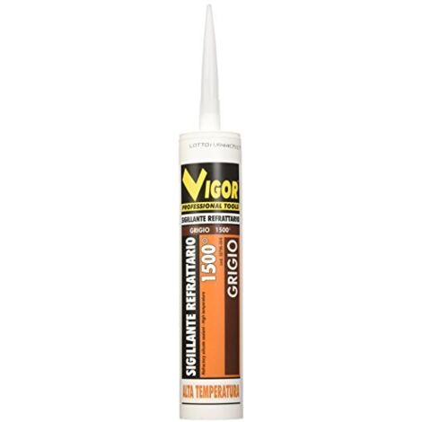 Sigillante Vigor Stufe/Camini 1200o Grigio Ml. 310 Conf.12Pz