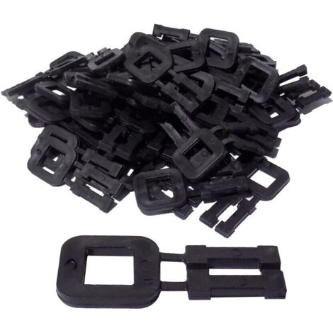 Sigilli Fibbia per reggetta 12 mm in plastica fermaglio blocca reggia manuale - confezione 500 pezzi - Per reggetta da: 12 mm - Pezzi: 500