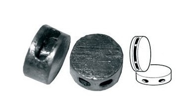 Image of Sigilli in piombo per imballo sigillo piombino con diametro mm.11 kg.1
