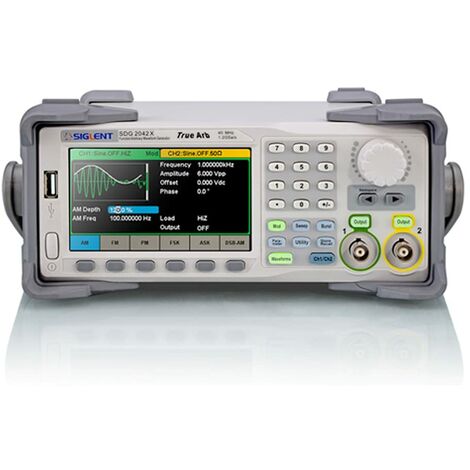 Siglent Technologies SDG2042X Generatori di funzioni di forma d'onda arbitraria, 40 MHz, grigio
