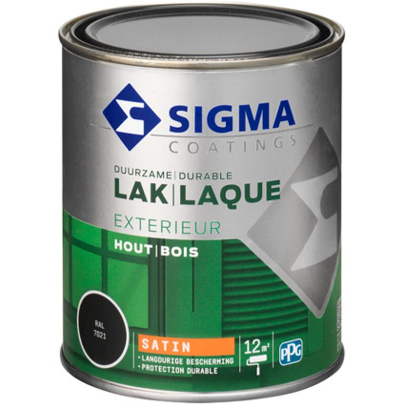 

Sigma Negro Laca gris satinado - 750ml - Gris noir