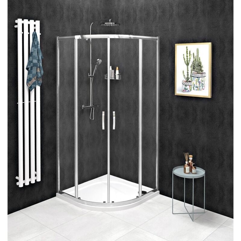 Gelco - sigma simply Quadrant Shower Enclosure 900x900mm, R550, verre clair