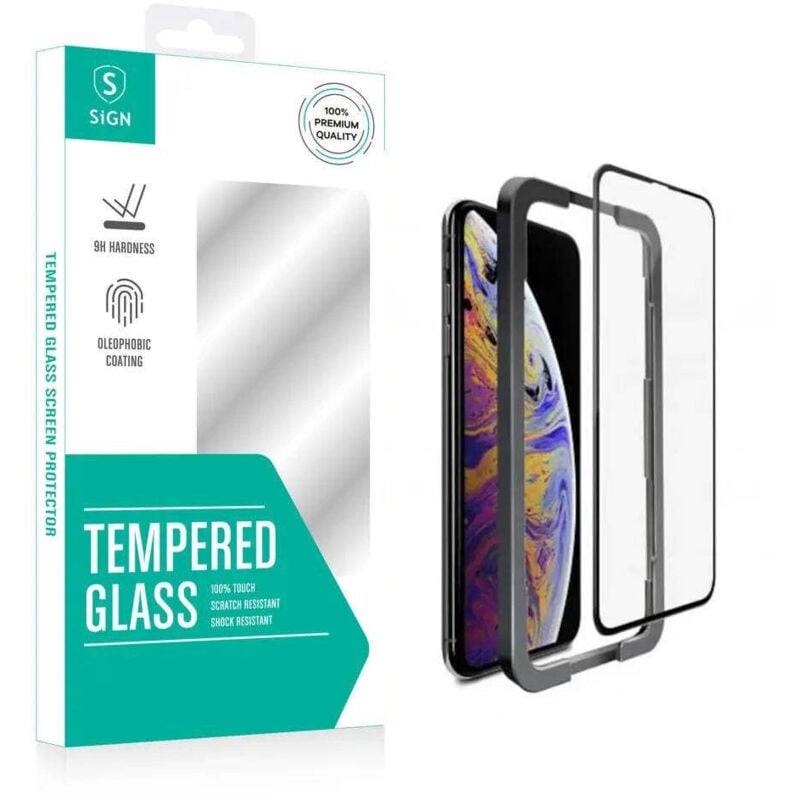 Image of Sign full cover displayschutzfolie fur samsung galaxy s23 mit montagerahmen