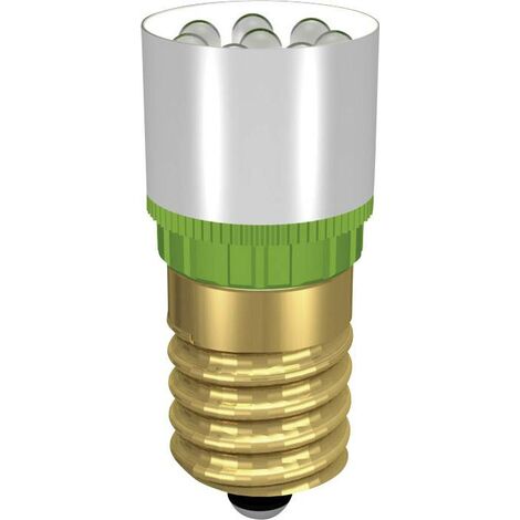 Signal Construct MCRE148378 Voyant de signalisation LED vert ultra E14 230 V/DC, 230 V/AC 37000 mcd Q37859