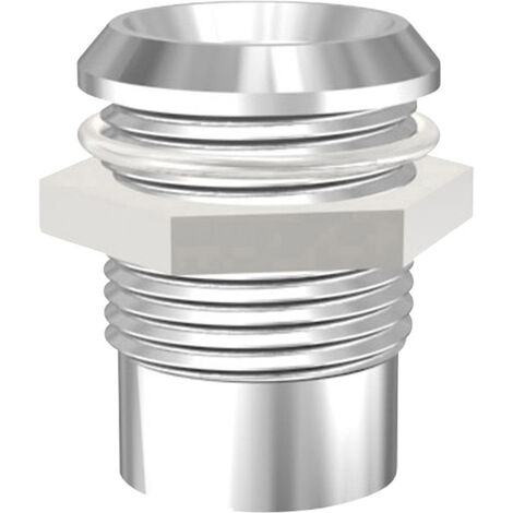 Signal Construct SMB1129 SMB1129 LED-Fassung  Metall Passend für (LEDs) LED 8 mm Schraubbefestigung