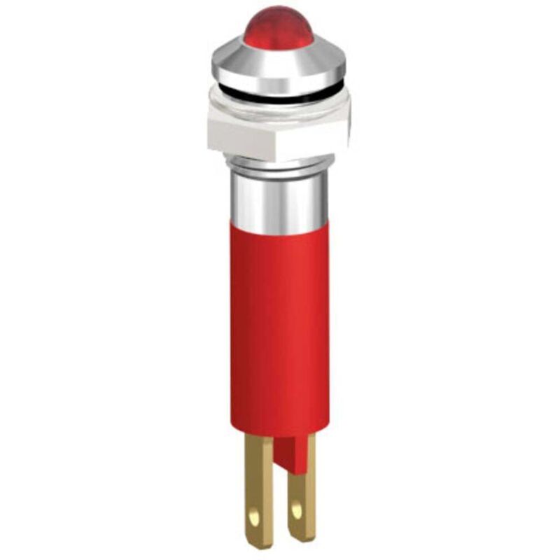 SWQU08024A Voyant de signalisation led rouge 24 v dc/ac Tray - Signal Construct