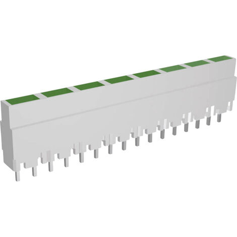 Signal Construct ZALW 082 LED-Reihe 8fach Grün  (L x B x H) 40.8 x 3.7 x 9 mm