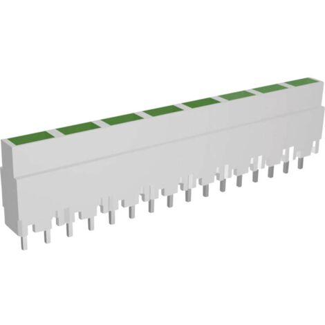 Signal Construct ZALW 082 Serie LED 8 scomparti Verde (L x L x A) 40.8 x 3.7 x 9 mm