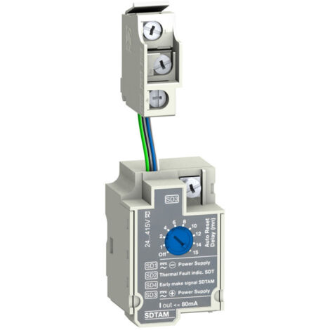 SIGNAL DEFAUT AVANCE SDTAM 24/415V CA/CC ACCESSOIRE DECLENCHEUR NSX100-630 (LV429424)