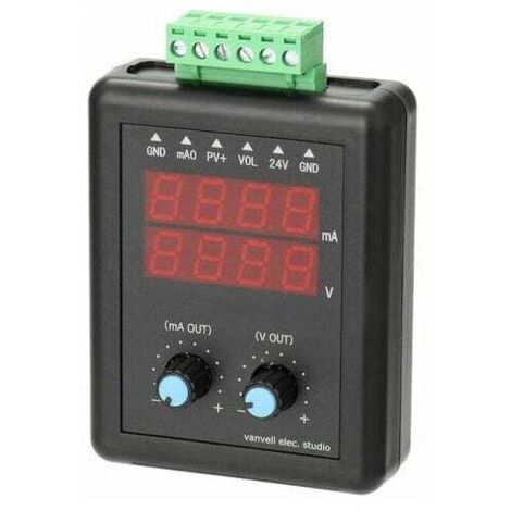 Signal generator 4-20Ma 0-10V, 24V current and voltage transmitter, signal source and constant current, with display MUMU