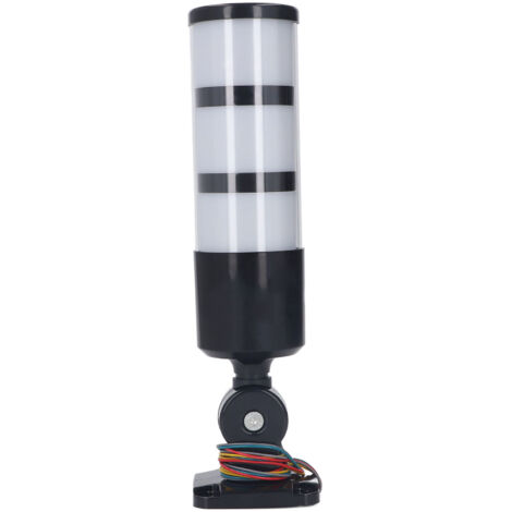 Signal lumineux 3 couleurs pliable pour machines - Lampe d'avertissement jaune, rouge, verte à flash