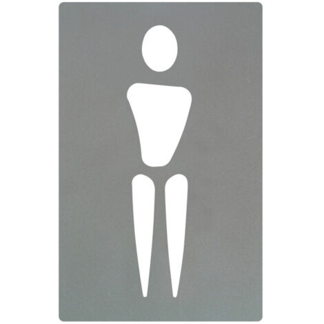 Signalétique pictogramme SIGNA homme gris anthracite - SOCONA - SG12