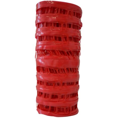 Signalisation chantier 0,3 x 25 m Grillage avertisseur rouge électricité - le rouleau de