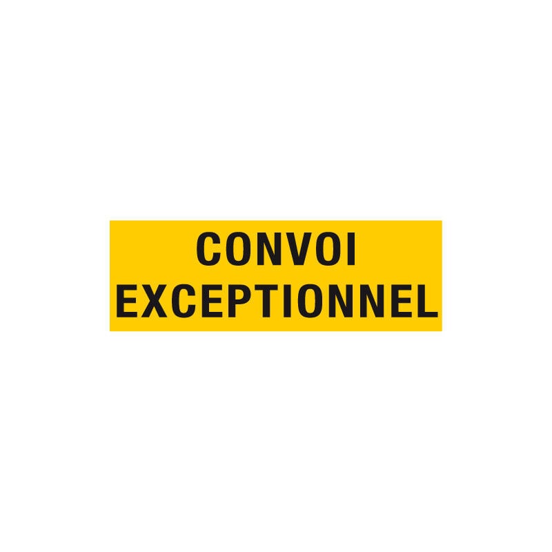 Signalisation convoi exceptionnel (W0096)