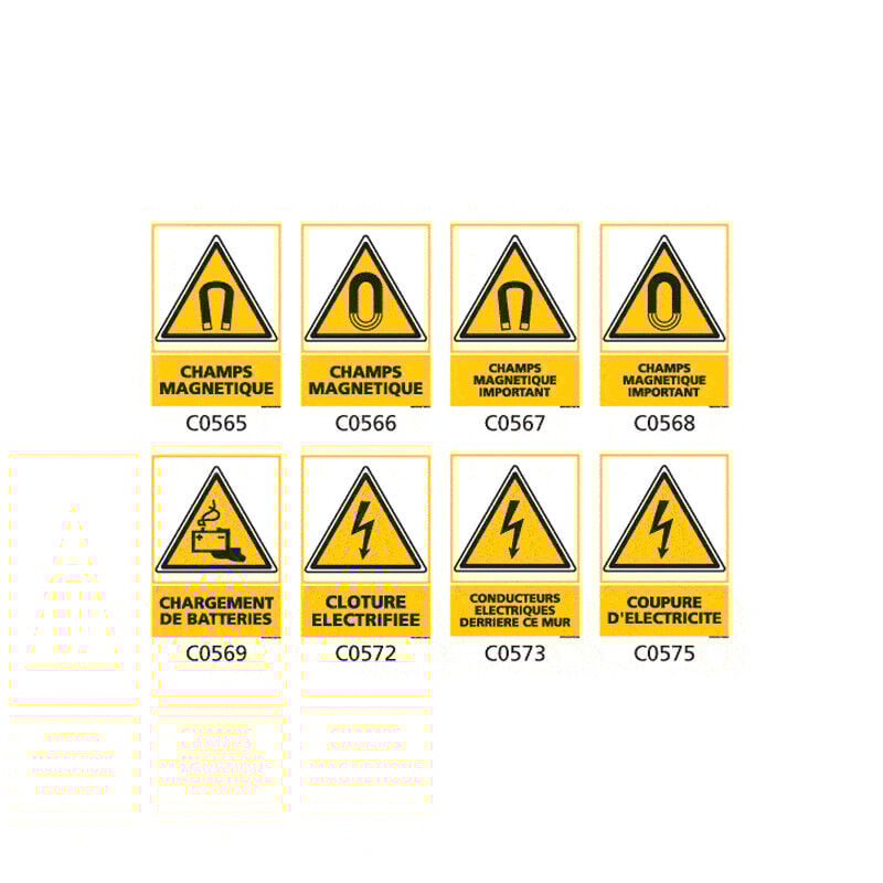 Signaletique.biz France - Signalisation danger électrique - C0576 - 450 x 630 mm
