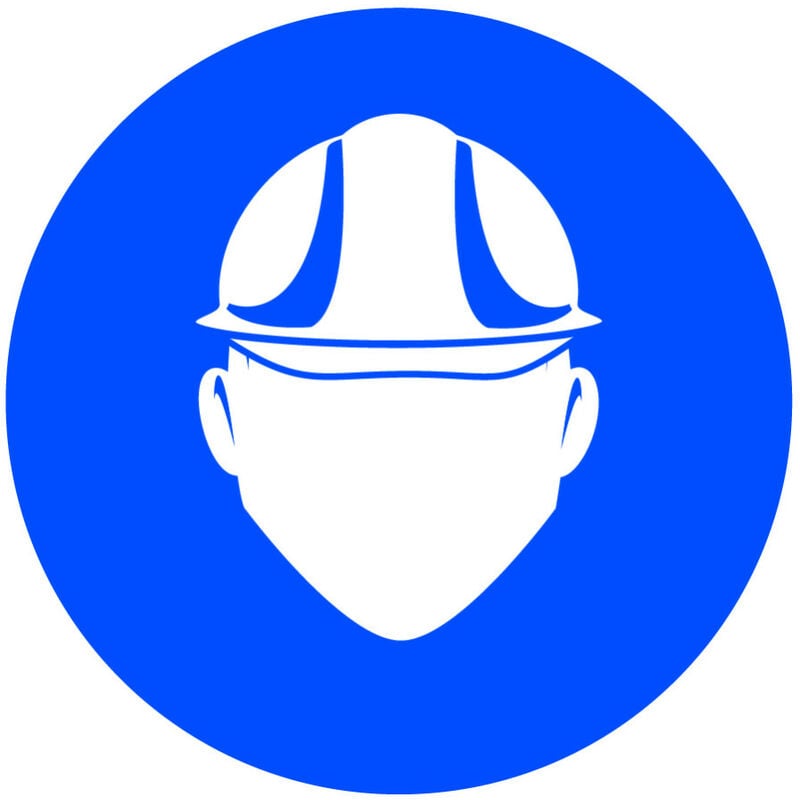 Signalisation de Travaux Temporaires Panneaux de Travaux Temporaires. Danger Chantier Temporaire - Port du casque de protection obligatoire - Panneau