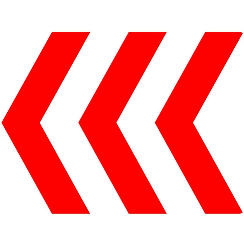 Signalisation de Travaux Temporaires Panneaux de Travaux Temporaires. Danger Chantier Temporaire - Balisage temporaire rouge et blanc - Panneau