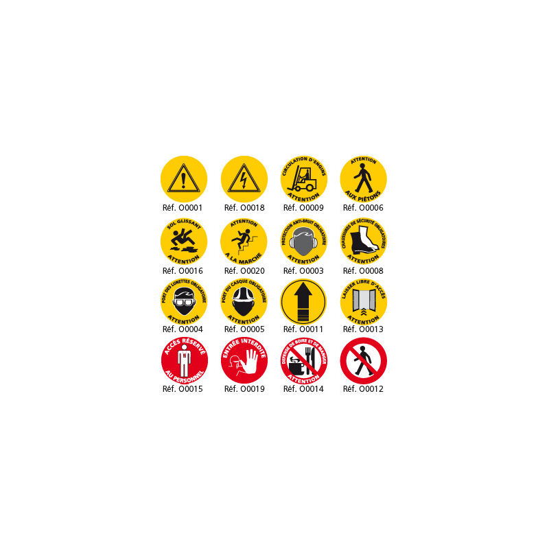 Signalisation sol entrepôt.- O0005 - Diamètre 650 mm