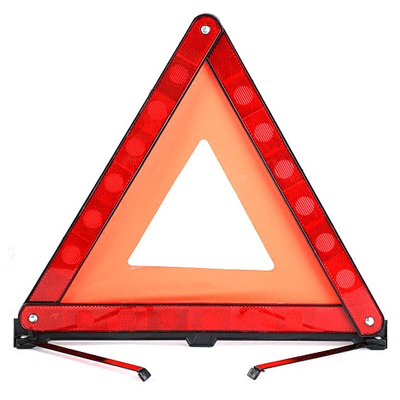 Signalisierungs-Dreiecke für Auto, Secure Park Panel Dreieck Warnplatte Reflektierende Kit Sicherheit Auto mit Kraftfahrzeugen Rotes