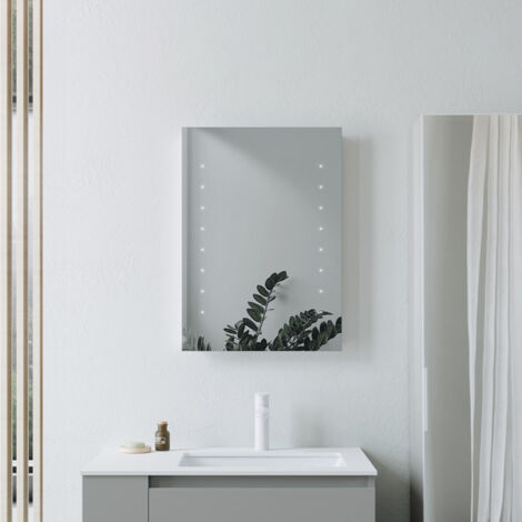 Signature Chloe Battery Operated LED Bathroom Mirror 700mm H x 500mm W