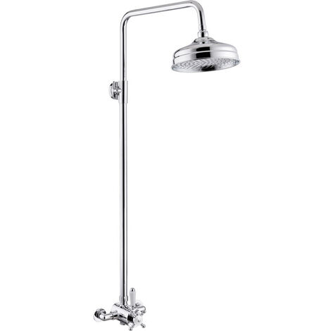 Signature Eternal Traditional Concentric Single Outlet Exposed Mixer Shower with Fixed Head - Chrome