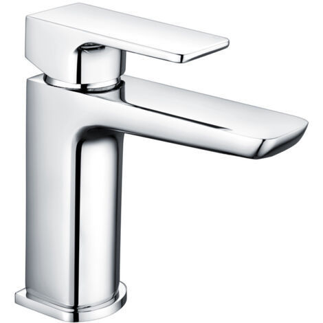 Signature Glide Cloakroom Basin Mixer Tap Single Handle with Click Clack Waste - Chrome