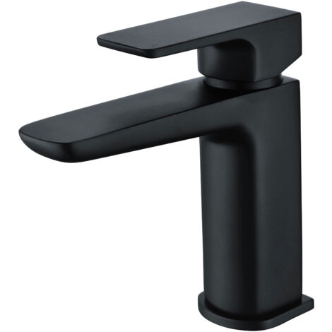 Signature Glide Mono Basin Mixer Tap Single Handle with Waste - Matt Black
