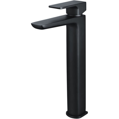 Signature Glide Mono Tall Basin Mixer Tap Single Handle - Matt Black