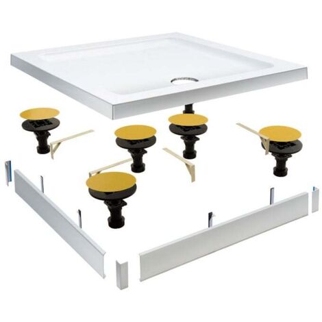 Signature Grade Easy Plumb Riser Kit for Offset Quadrant Trays (96mm high)