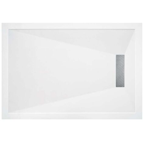 Signature Linear Slim Rectangular Shower Tray 1100mm x 800mm (inc Waste)