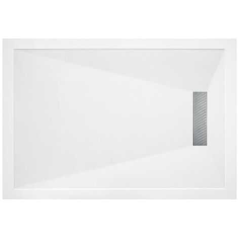 Signature Linear Slim Rectangular Shower Tray 1200mm x 800mm (inc Waste)