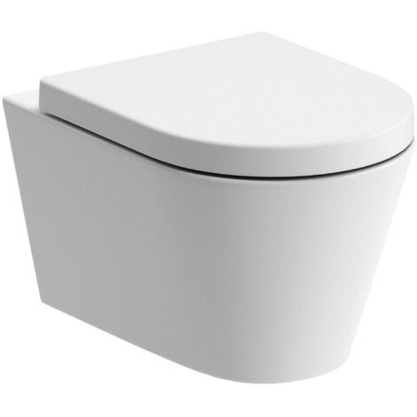 Signature Nazca Rimless Wall Hung Toilet - Soft Close Seat