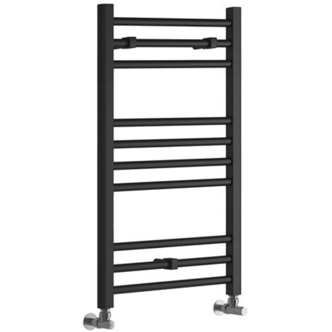 Signature Paragon Straight Heated Towel Rail 800mm H x 500mm W - Anthracite