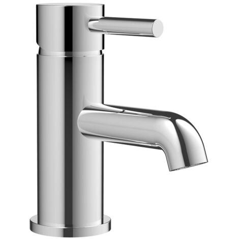 Signature Sail Basin Mixer Tap Single Handle with Click Clack Waste - Chrome