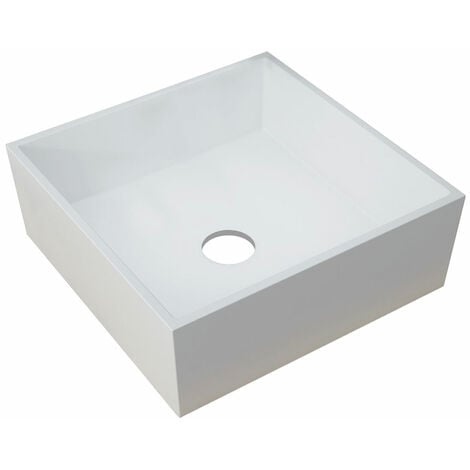 main image of "Signature Square Countertop Basin 426mm Wide - 0 Tap Hole"