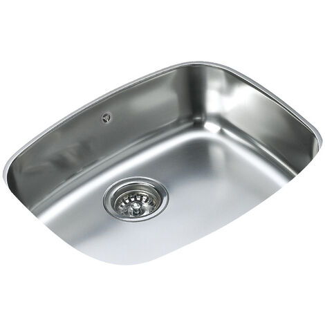 main image of "Signature Teka 1.0 Bowl Undermount Kitchen Sink with Waste Kit 522mm L x 422mm W - Stainless Steel"